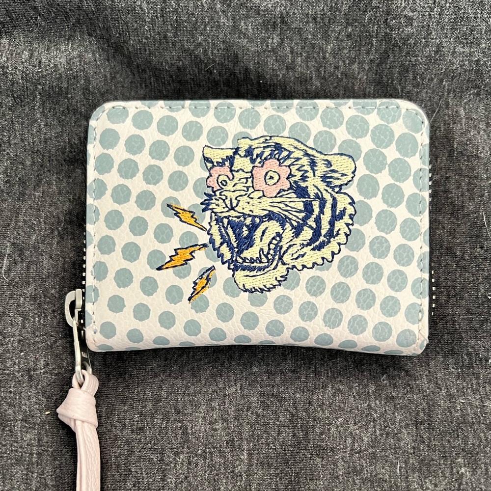 Min & Min - Frodo Wallet - Cream Leather Herocity Print